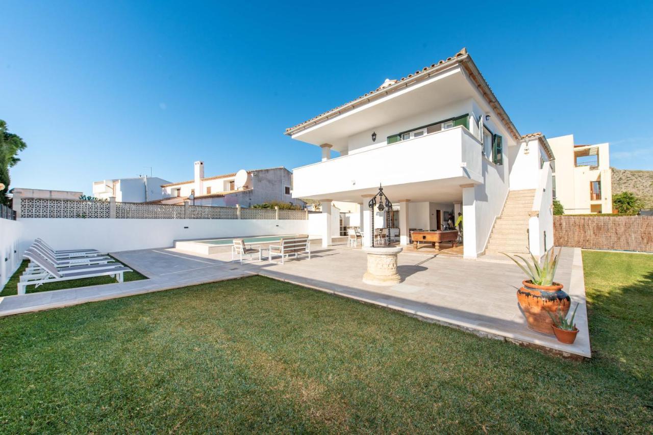 A Perfect Location Villa For Holidays With Ac And Private Pool Port de Pollenca Exterior photo